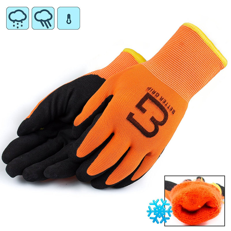 Better Grip® Double Lining Rubber Coated Gloves - BGWANS-OR-CS-Better Grip-RK Safety
