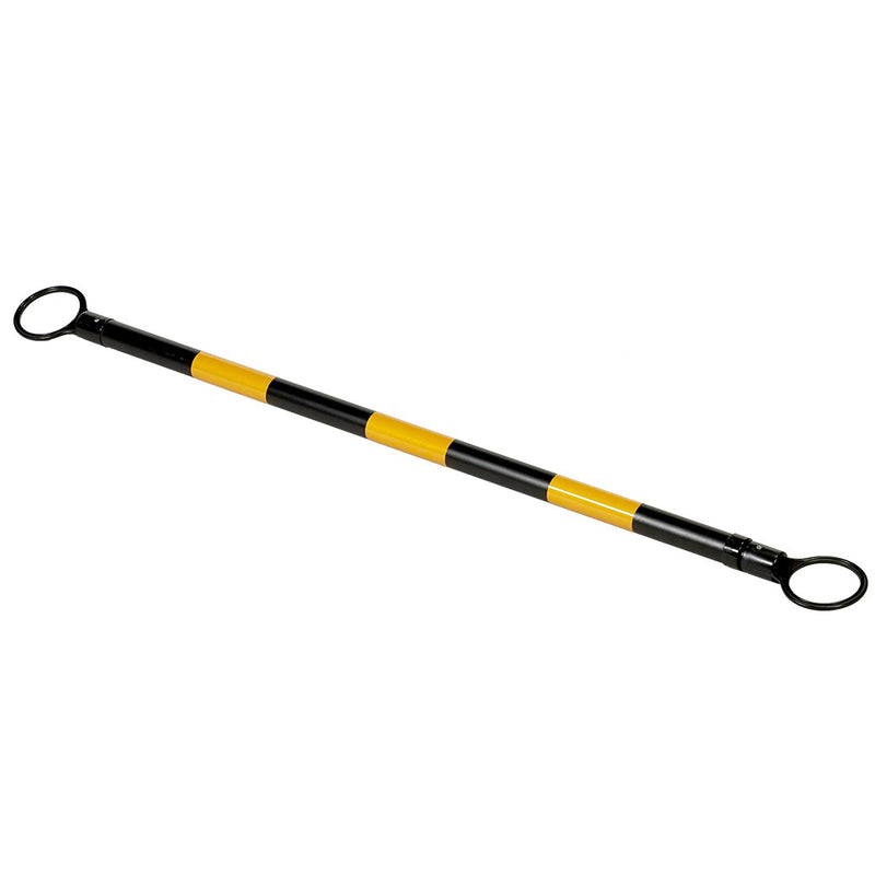 CBARBY PVC Retractable Cone Bar, 2" OD x 53-84"/70-120" Length, Black-RK Safety-RK Safety