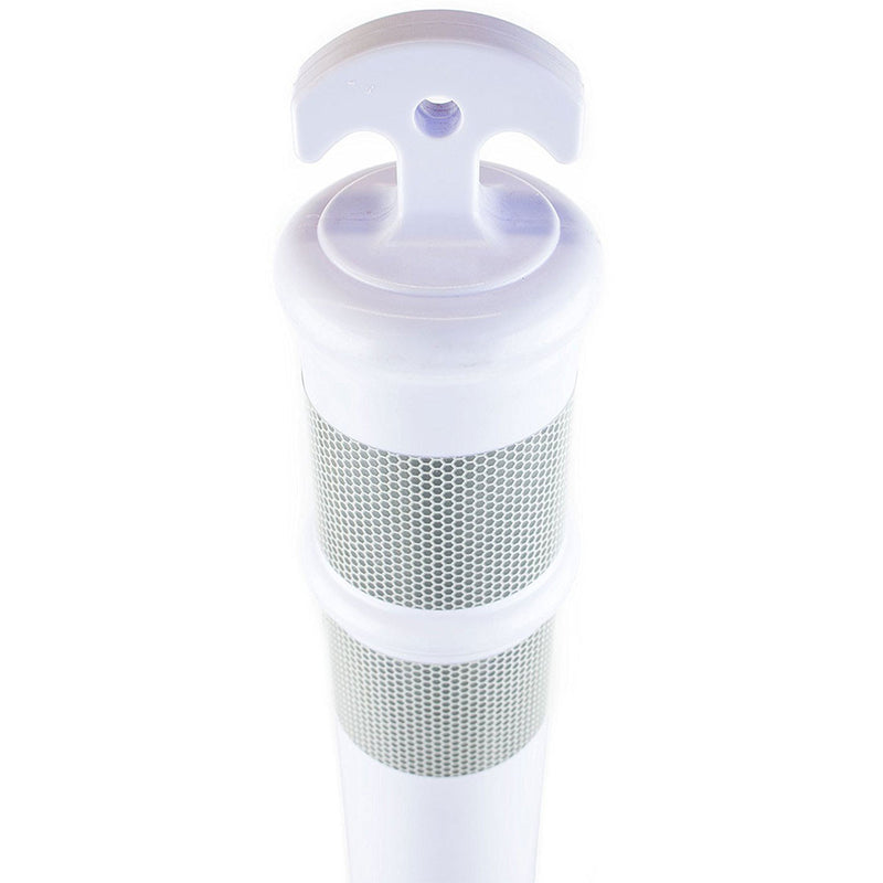 Traffic 42" Delineator Posts with 13 lbs Bases, White-RK Safety-RK Safety