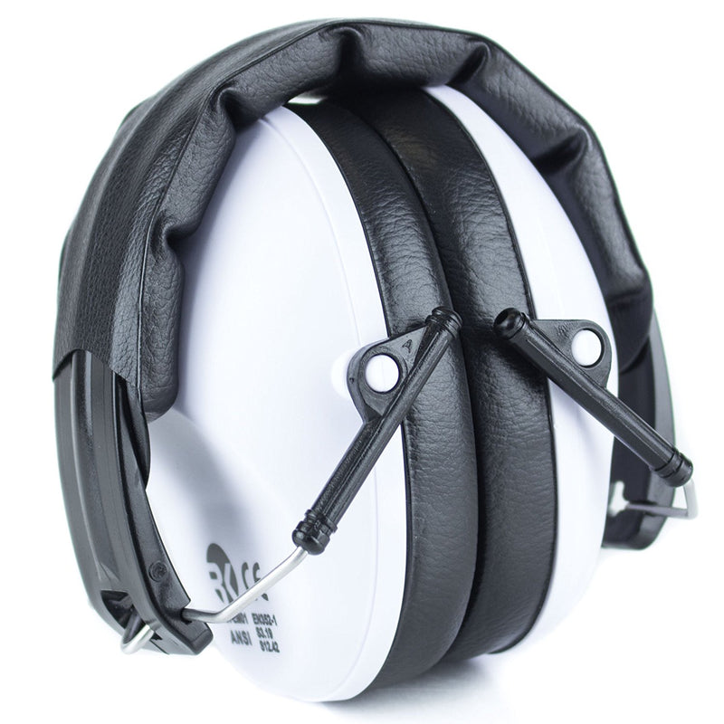 RK Shooting Hearing Protection Folding-Padded Ear Muff - White-RK Safety-RK Safety