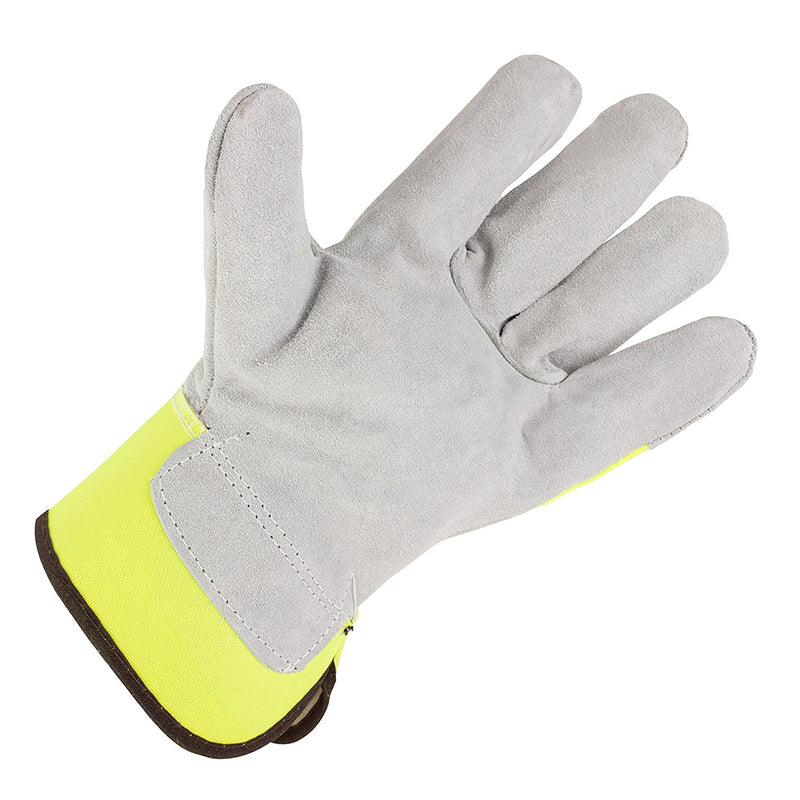 Better Grip® Hi Visibility Cowhide Leather Palm Gloves - BGBYHVG-Better Grip-RK Safety