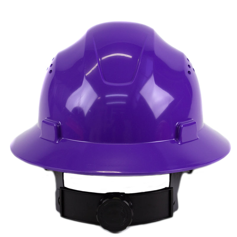 RK Safety RK-HP24-BL Blue Hard Hat Brim Style with 4 Point Ratchet Suspension-RK Safety-RK Safety
