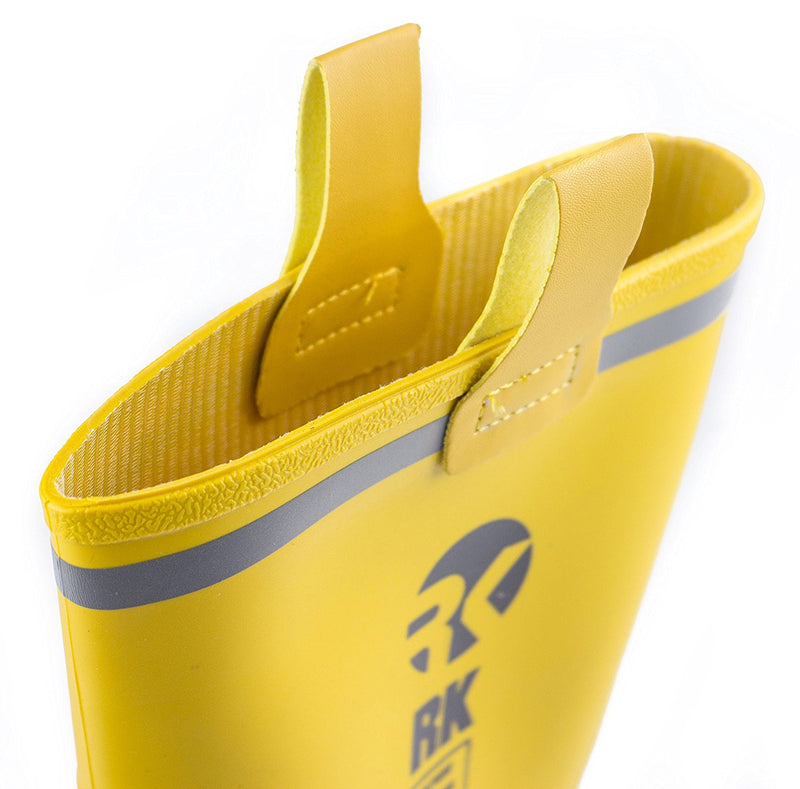 RK Mens Waterproof Rubber Sole Rain Boots - Yellow-RK Guard-RK Safety