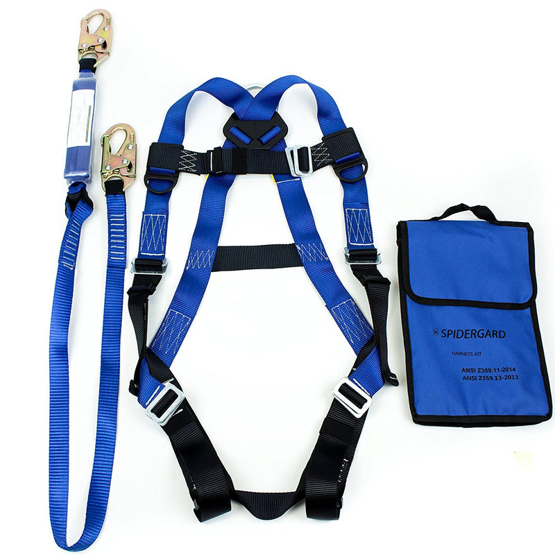 Spidergard Single D-Ring Full Body Harness Bundle-Spidergard-RK Safety