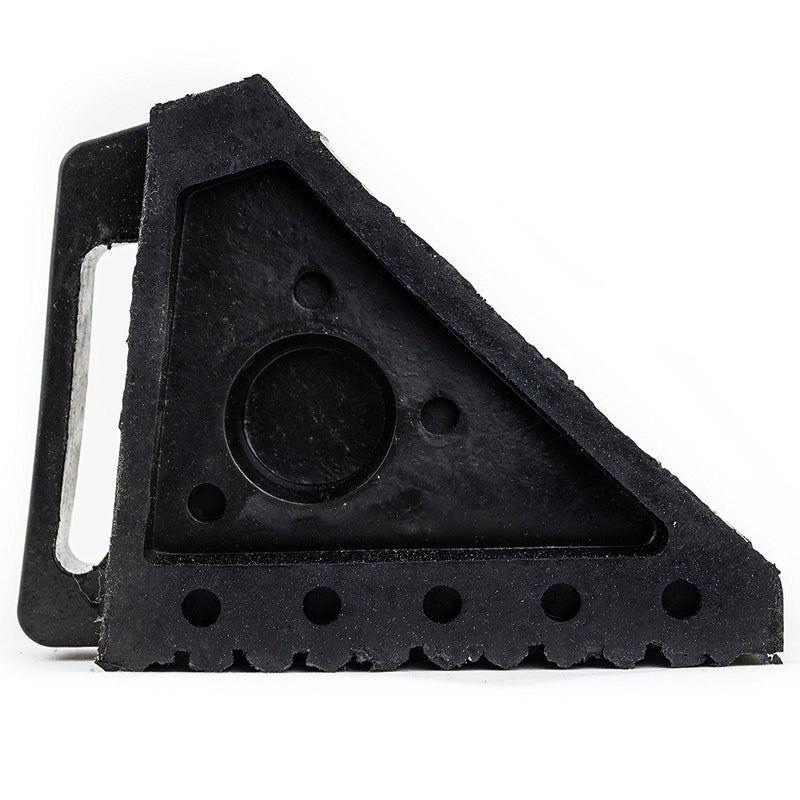 RK-WCR002 Solid Rubber Heavy Duty Wheel Chock with Handle (2 Pack)-RK Safety-RK Safety