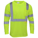 Class 3 High Vis Reflective Long Sleeve Safety Shirt - L9091,2-New York Hi-Viz Workwear-RK Safety