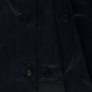 Navy PVC Polyester Trench Rain Long Coat With Hoodie-RC-PP-NVY44-RK Safety-RK Safety