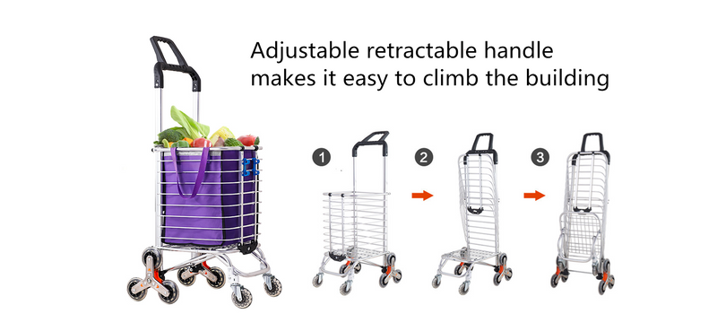 Portable sales grocery cart
