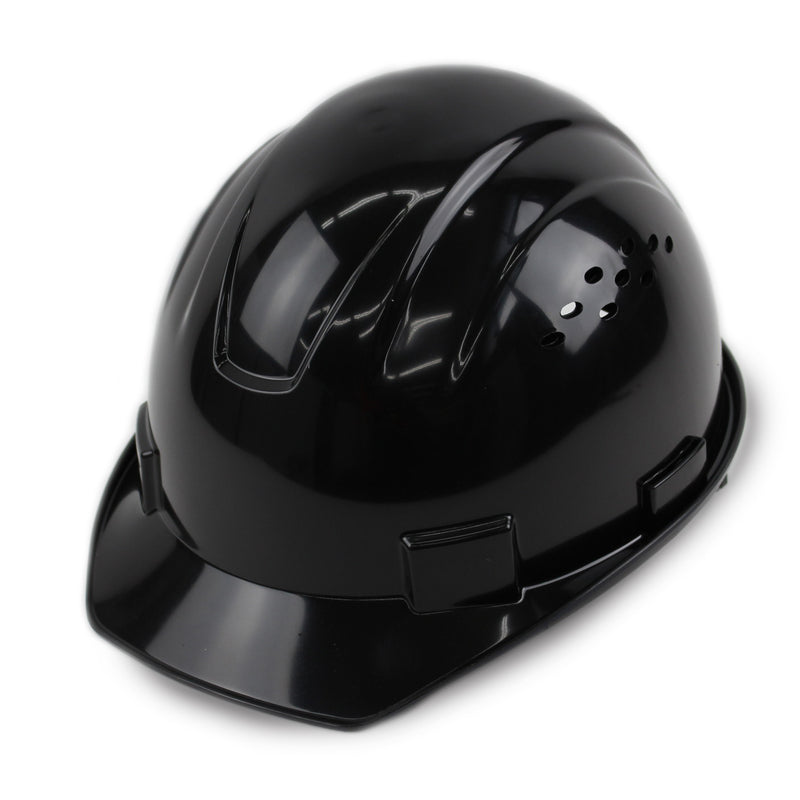 RK Safety RK-HP14-BK Hard Hat Cap Style with 4 Point Ratchet Suspension (Black)-RK Safety-RK Safety