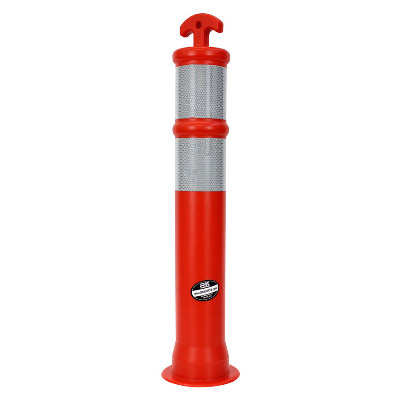 RK DPOST28 Polyethylene Portable Delineator Small Post, 28" Height (Orange)-RK Safety-RK Safety