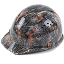 RK Safety RK-HP34-SKULL Skull Designed Hard Hat Cap Style with 4 Point Ratchet Suspension-RK Safety-RK Safety