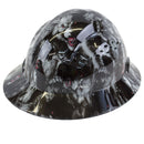 RK Safety RK-HP44-WOLVES Wolves Designed Hard Hat Brim Style with 4 Point Ratchet Suspension-RK Safety-RK Safety