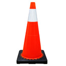 28" Orange Traffic Cones, One Reflective Collar-RK Safety-RK Safety