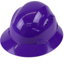 RK Safety RK-HP24-BL Blue Hard Hat Brim Style with 4 Point Ratchet Suspension-RK Safety-RK Safety