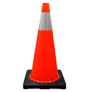 28" Orange Traffic Cones, One Reflective Collar-RK Safety-RK Safety