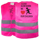 RK Safety Hi Vis Kids Safety Vest - Pink-New York Hi-Viz Workwear-RK Safety