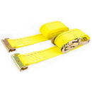 NK-RCE2X12 2" x 12ft Durable Yellow Ratchet Strap-NK-RK Safety