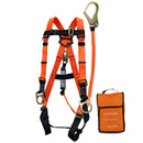 Spidergard THREE D-Ring Full Body Oragne Harness Combo-Spidergard-RK Safety
