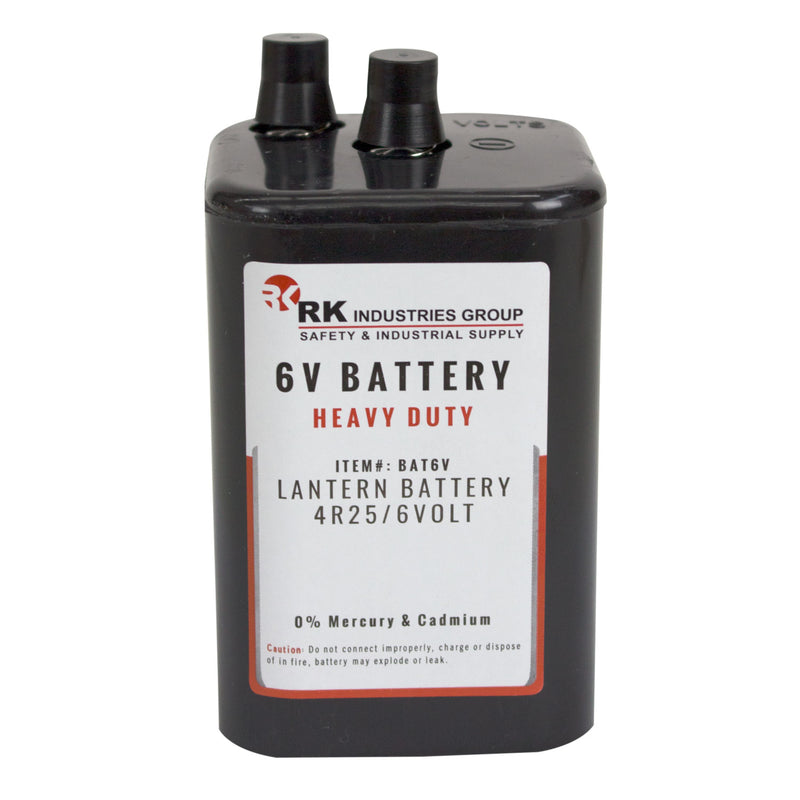 RK Safety 6 Volt Lantern Battery 4R25(RK-BAT6V)