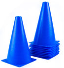 RK Sports Plastic Sport Cones 12 inch - Blue-RK Safety-RK Safety