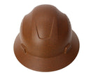 RK Safety RK-HP44-DESIGN, Hard Hat Brim Style with 4 Point Ratchet Suspension (1 EA, Brown)-RK Safety-RK Safety