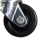 NK 2 Inch Low Profile Hard Rubber Wheel Swivel Plate Casters - CHR2SSRE-4-NK-RK Safety