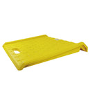 RK-PCR27- Heavy Duty 1000 lbs Portable Curb Ramp for Hand Truck Delivery, Carts (Yellow)-RK Safety-RK Safety