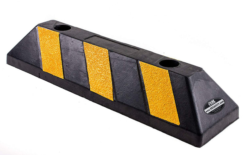 RKBP Heavy Duty Rubber Parking Curb, Parking Block for Car and trailer stop aid-22, 36, 72 Inch, 237KIT-Parking Block-RK Safety