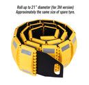 RK Safety RK-PSH10 PU Portable Folding Traffic Control Calming Speed Bump, 10' Long x 9-3/4 Wide …-RK Safety-RK Safety
