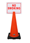 RK-Safety 28" Orange Cone, Black base without Reflective Tape, Plus Cone Sign-RK Safety-RK Safety