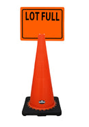 RK-Safety 28" Orange Cone, Black base without Reflective Tape, Plus Cone Sign-RK Safety-RK Safety