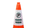 RK Safety “Reserved Parking” Bright Reflective Cone Message Sleeve, [Cone Not Included]…-RK Safety-RK Safety