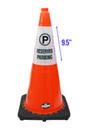 RK Safety “Reserved Parking” Bright Reflective Cone Message Sleeve, [Cone Not Included]…-RK Safety-RK Safety