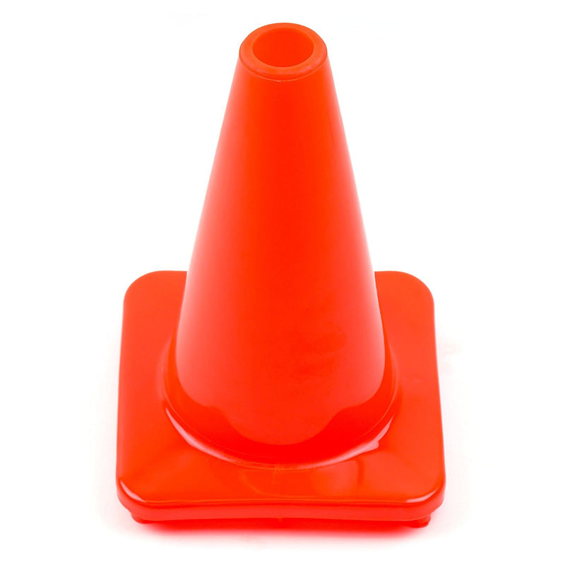 (Set of 10) 12" PVC Traffic Safety Cones, Plain - Orange-RK Safety-RK Safety