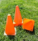 RK Sports Plastic Sport Cones 12 inch - Orange-RK Safety-RK Safety