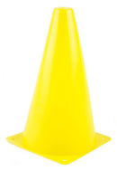 (Set of 10) RK Sports Plastic Sport Cones - Yellow-RK Safety-RK Safety