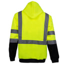Class 3 High Visibility Sweatshirt , Full Zip Hooded, Fleece - H6612-RK Safety-RK Safety