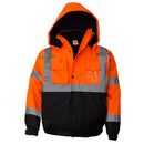 Men's ANSI Class 3 High Visibility Bomber Safety Jacket - WJ9011-New York Hi-Viz Workwear-RK Safety