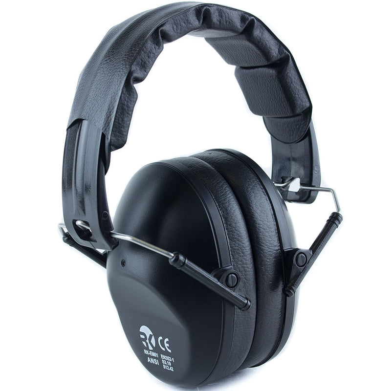RK Shooting Hearing Protection Folding-Padded Ear Muff - Black-RK Safety-RK Safety