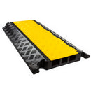RK RK-CP-3CST, 3Channel Modular Rubber Cable Protector Ramp-Straight-RK Safety-RK Safety