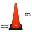 (Set of 8) 28" Orange Traffic Cones, Plain-RK Safety-RK Safety
