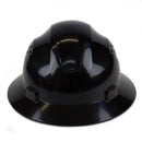 RK Safety RK-HP24-BK Black Hard Hat Brim Style with 4 Point Ratchet Suspension-RK Safety-RK Safety