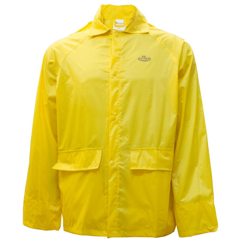 Yellow PVC Polyester 3-Piece Rain Suit | Jacket, Hoodie, Pants-RW-PP-YEL33-RK Safety-RK Safety