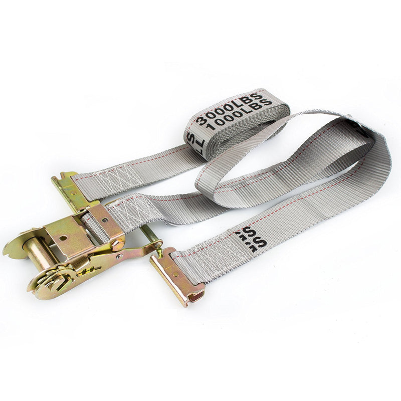 Heavy Duty Gray Ratchet Strap 2 Inch x 16 Foot - NK-RCE2X16-NK-RK Safety