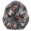 RK Safety RK-HP34-SKULL Skull Designed Hard Hat Cap Style with 4 Point Ratchet Suspension-RK Safety-RK Safety
