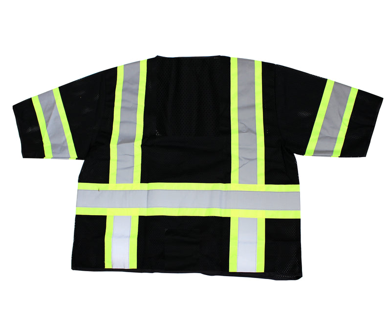 Class 3 Two Tone Hi Viz Breathable Polyester Mesh Vest - MV7811&MV7812,MV7813(Orange, Lime)-New York Hi-Viz Workwear-RK Safety