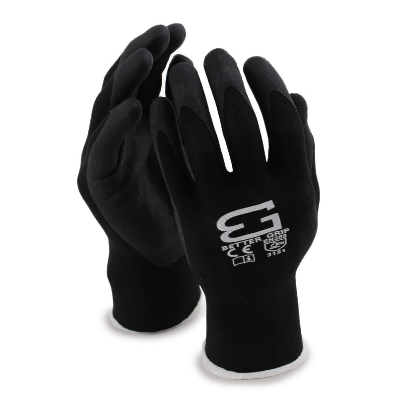 Micro Foam Nitrile Coated Nylon Work Glove - BGFLEXMF-BK-Better Grip-RK Safety