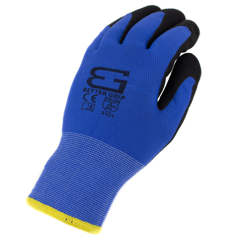 Better Grip® Double Lining Rubber Coated Gloves - BGWANS-BLU-CS-Better Grip-RK Safety