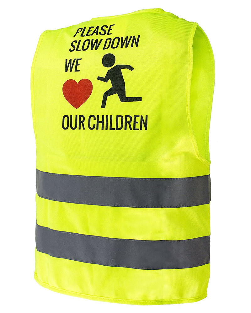 RK Safety Hi Vis Kids Safety Vest - Lime-New York Hi-Viz Workwear-RK Safety