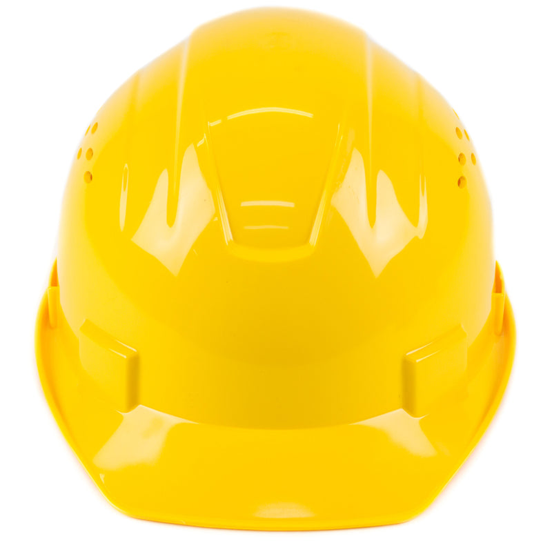 RK Safety RK-HP14-YEL Hard Hat Cap Style with 4 Point Ratchet Suspension (Yellow)-RK Safety-RK Safety